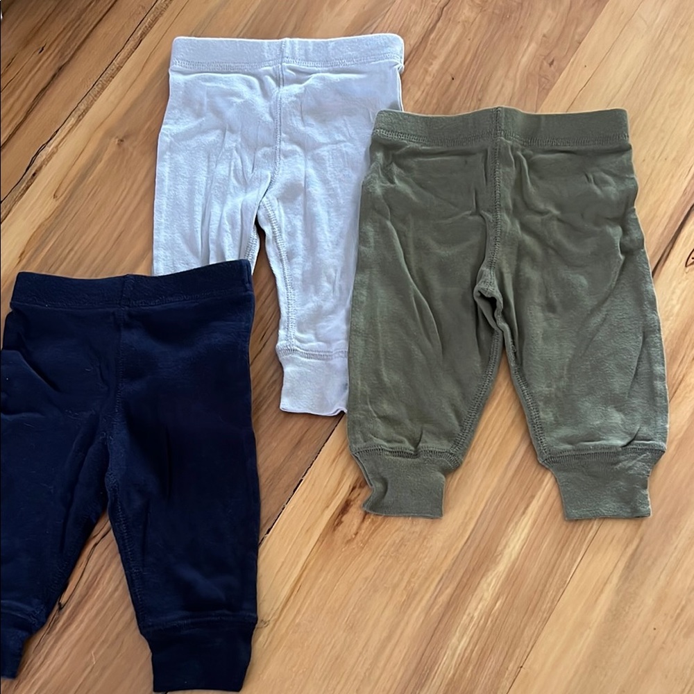 Gerber White and Green Sweatpants for Everyday Comfort